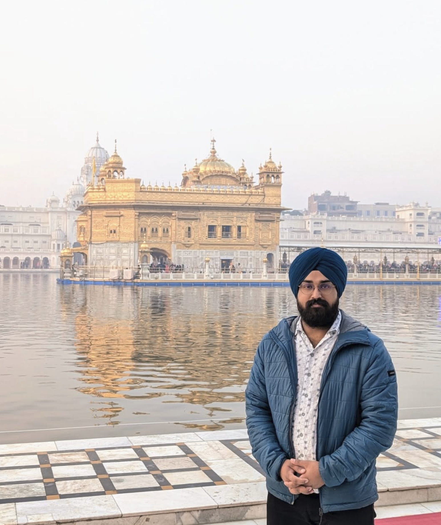 Vineet Pal Singh Rauniwal, founder of Sikh Journey, in Amritsar